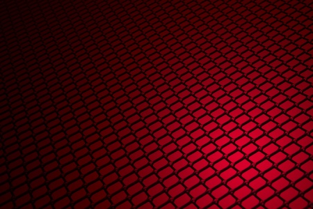 Mesh on a red background.の写真素材