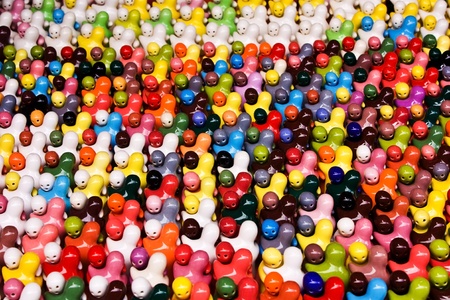 Rainbow Dolls.の写真素材