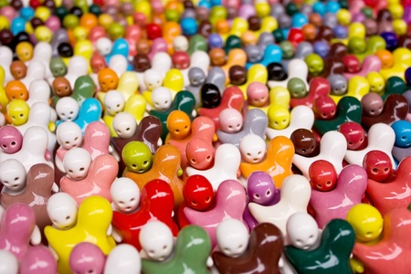 Rainbow Dolls.の写真素材