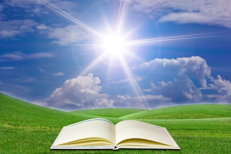 Notebook pasture.の写真素材