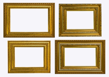 Frames white background の写真素材