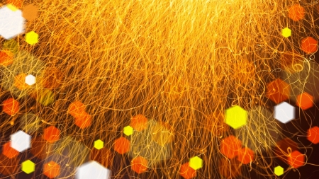 Sparks bokeh.の写真素材