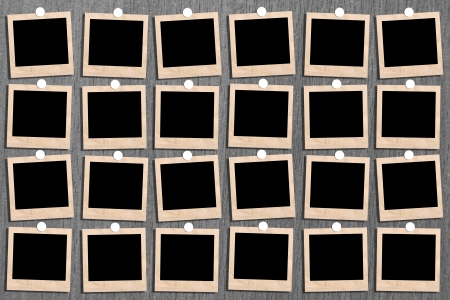 Antique picture frame on the wall. Area of the image.の写真素材