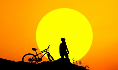 Mountain bikeの写真素材