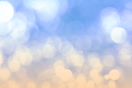 Blue bokeh background.の写真素材