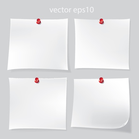 Notebook paper for text, vector illustration のイラスト素材