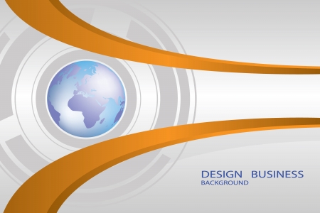 Abstract technology background design map のイラスト素材
