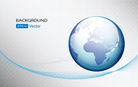 Abstract globe background  Technology のイラスト素材
