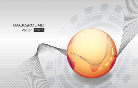 Abstract globe background  Technology のイラスト素材