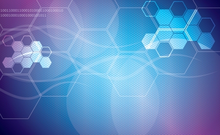 Blue abstract vector background graphics, medical illustrations.のイラスト素材