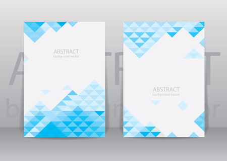 Abstract colorful geometric triangular backgrounds. のイラスト素材