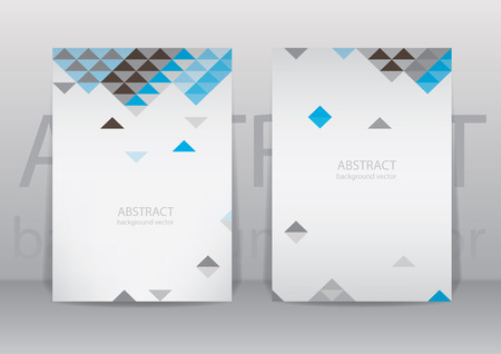 Abstract colorful geometric triangular backgrounds. のイラスト素材