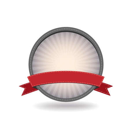 Banners circle ribbon On a white background. vectorのイラスト素材