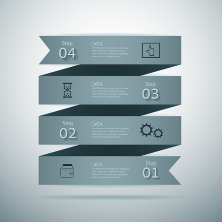 Infographic design templateのイラスト素材