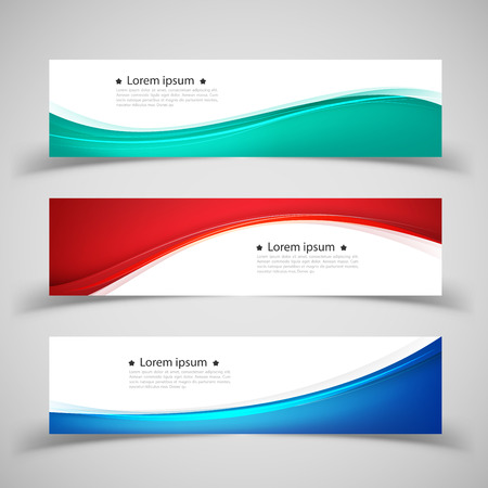 Set of banner templates. modern abstract design.のイラスト素材