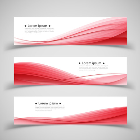 Set of banner templates. modern abstract design.のイラスト素材