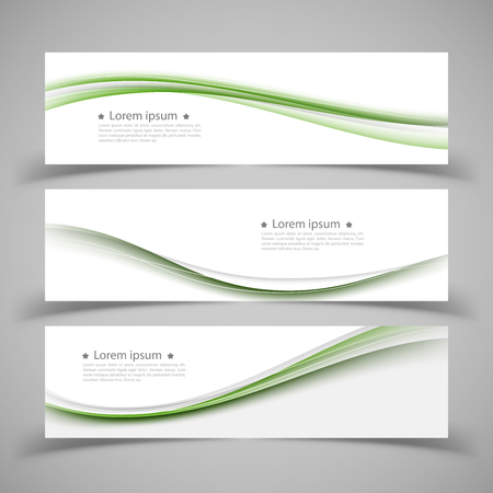 Set of banner templates. modern abstract design.のイラスト素材