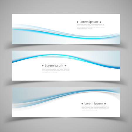 Set of banner templates. modern abstract design.のイラスト素材