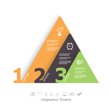 Infographic design template and marketing icons, Business concept.のイラスト素材