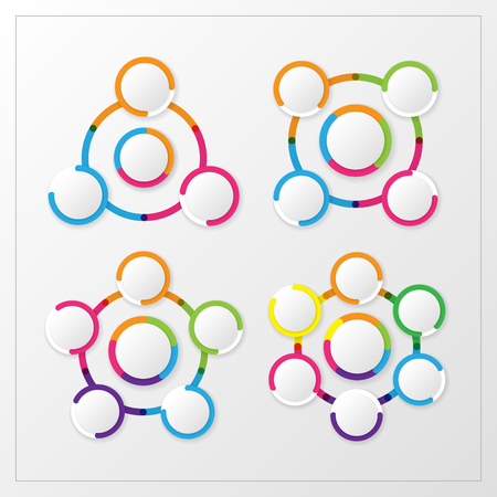 Infographic design vector and marketing icons can be used for workflow layout, diagram, annual report, web design. Business concept steps or processes.Vector.のイラスト素材