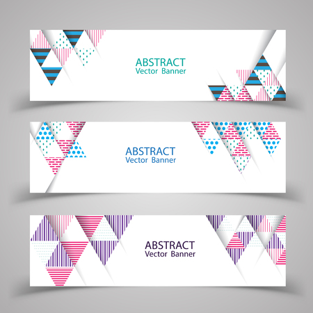Abstract banner design, Vector banner Background, business banner background vector illustration.のイラスト素材
