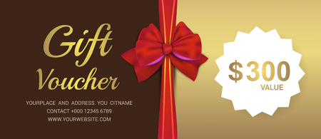 Gift voucher template modern pattern vector design. Vector illustrationのイラスト素材