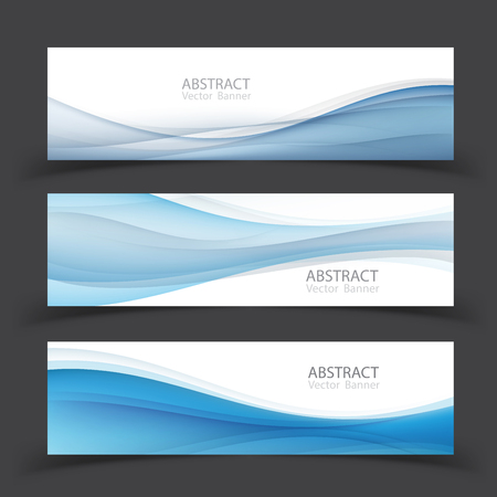 Set of banner templates.  Modern abstract Vector Illustration design.のイラスト素材