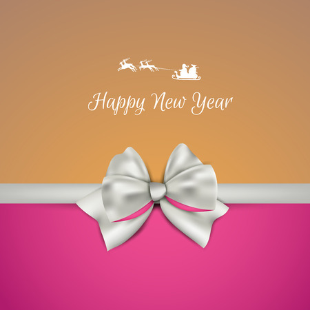 Christmas and New Year  background. Xmas card. Vector Illustrationのイラスト素材