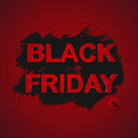 Black Friday sale posters vector. special offer shopping illustration.のイラスト素材