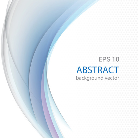 Vector Abstract smooth color blue wave background.Vector illustration eps 10のイラスト素材
