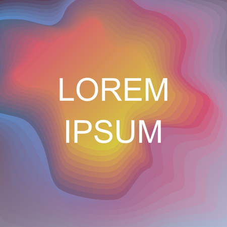 Modern abstract. Fluid organic colorful shapes. Cool gradient shapes compositionのイラスト素材