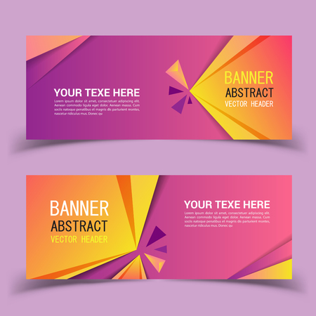 Banner future geometric patterns.  Perfect background design for headline and sale banner.のイラスト素材