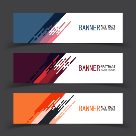 Geometric design banner web template vector abstract.のイラスト素材