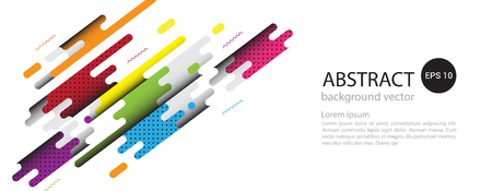 Geometric design banner web template vector abstract.のイラスト素材