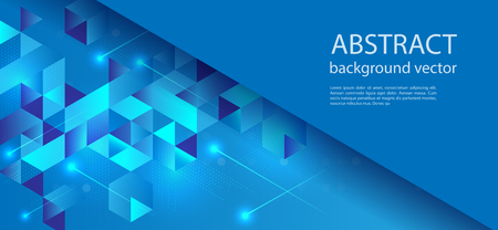 Vector abstract background geometric shape technology digital hi tech concept background.Vector illustrationのイラスト素材