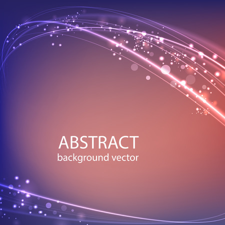 Vector abstract blue motion light effect background.For business, science, technology design.のイラスト素材
