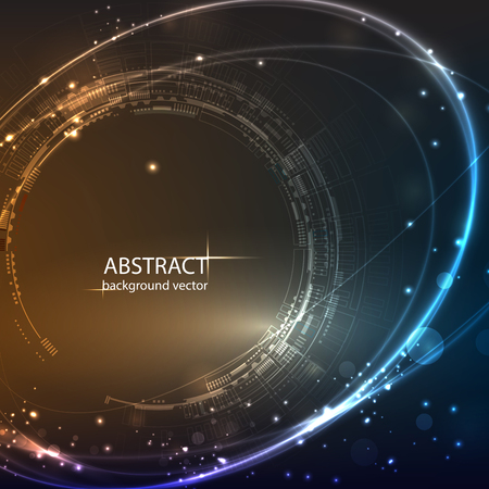 Abstract technology vector background.For business, science, technology design.のイラスト素材