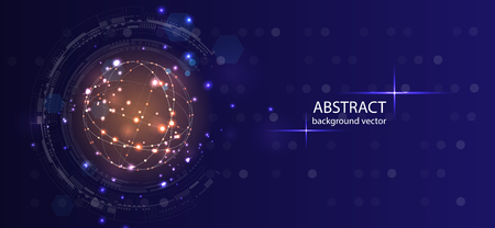 Abstract technology vector background.For business, science, technology design.のイラスト素材