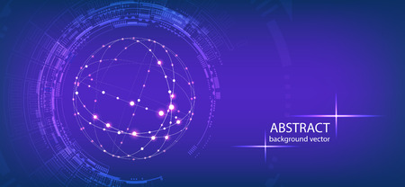 Abstract technology vector background.For business, science, technology design.のイラスト素材