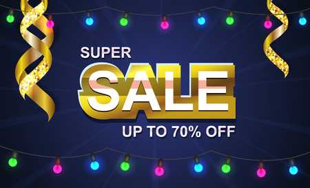 Sale posters vector. Black friday sale banner, special offer shopping illustrationのイラスト素材