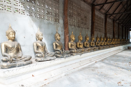 Many Buddha statue at Mueng Phol,Khon Kaen,Thailandの写真素材