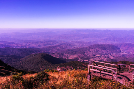 mountain ridgeChangmaiの写真素材