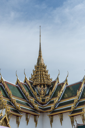 Roof style and Architecture of Thai Ancient artistの写真素材