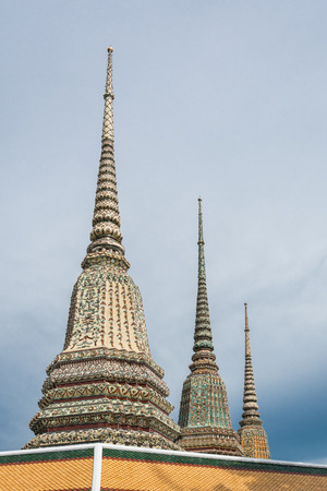 pagoda in WatPho bangkok thailandの写真素材