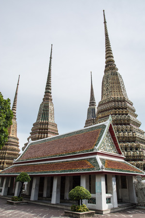 pagoda in WatPho bangkok thailandの写真素材