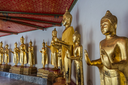 View of buddha statue in Thailandの写真素材