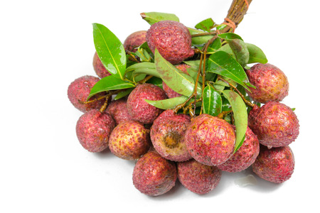 Chakrapad is one of the lychee species.の写真素材