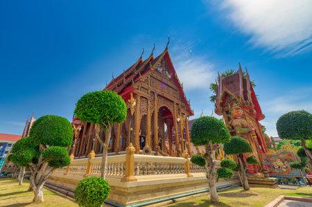Tambon Phra Prathom Chedi, Amphoe Mueang Nakhon Pathom, December 8, 2019.  Wat Phai Lom is located on the east bank of the Chao Phraya River in Amphoe Sam Khok.のeditorial素材