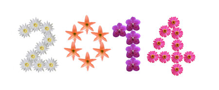 happy new year 2014の写真素材