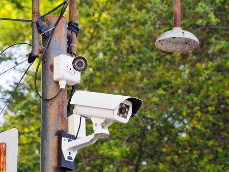 Closed Circuit Television cameraの写真素材